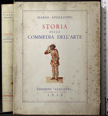Storia della commedia dell'arte - Apollonio - copertina