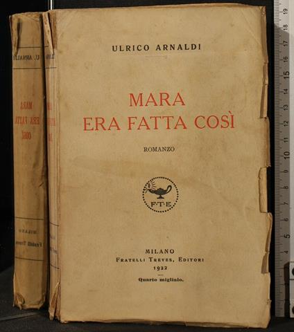 Mara Era Fatta Così - Ulrico Arnaldi - copertina