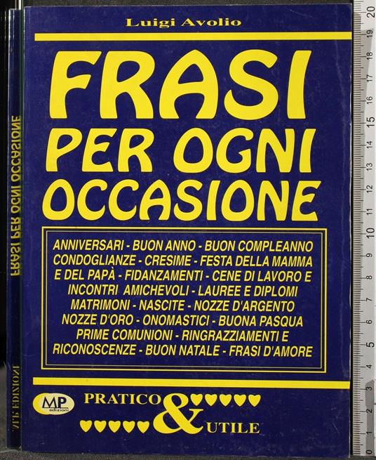 Frasi per Ogni Occasione - Luigi Avolio - copertina