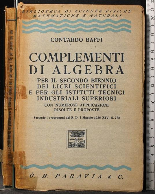 Complementi Di - Contardo Baffi - copertina