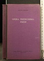 Opera Tredicesima: Poesie