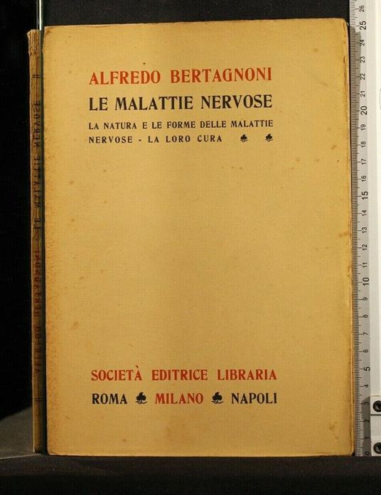 Le Malattie Nervose - Alfredo Bertagnoni - copertina