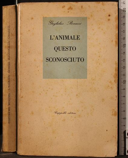 L' Animale Questo Sconosciuto - Guglielmo Bonuzzi - copertina