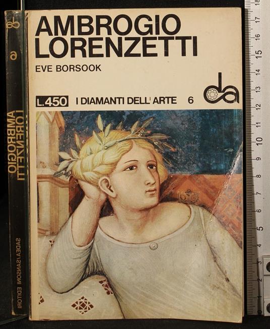 I diamanti dell'arte. Ambrogio Lorenzetti - Eve Borsook - copertina