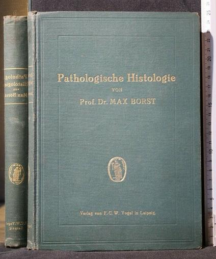 Pathologische Histologie - Max Borst - copertina