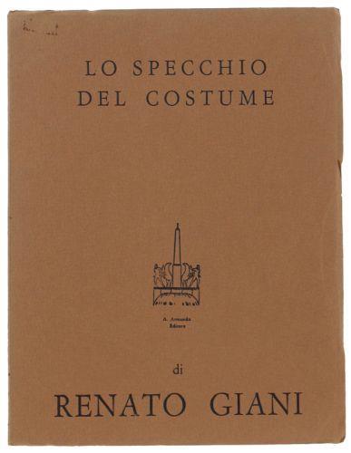 Lo Specchio Del Costume - L'Identificazione - Renato Giani - copertina