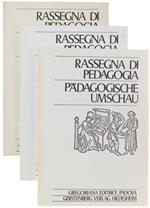 Rassegna Di Pedagogia. - Pädagogische Umshau. Anno Xxxix - N. 1-2-3-4. Gennaio-Dicembre 1981