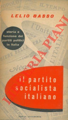 Il partito socialista italiano - Lelio Basso - copertina