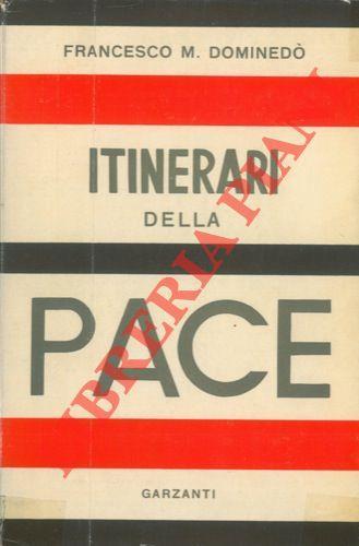 Itinerari della pace - Francesco M. Dominedò - copertina