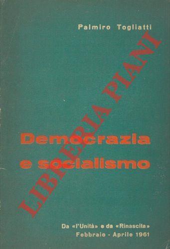 Democrazia e socialismo - Palmiro Togliatti - copertina