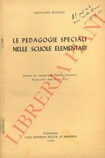 Le pedagogie speciali nelle scuole elementari