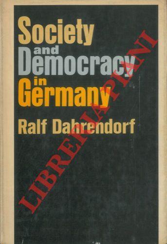 Society and Democracy in Germany - Ralf Dahrendorf - copertina