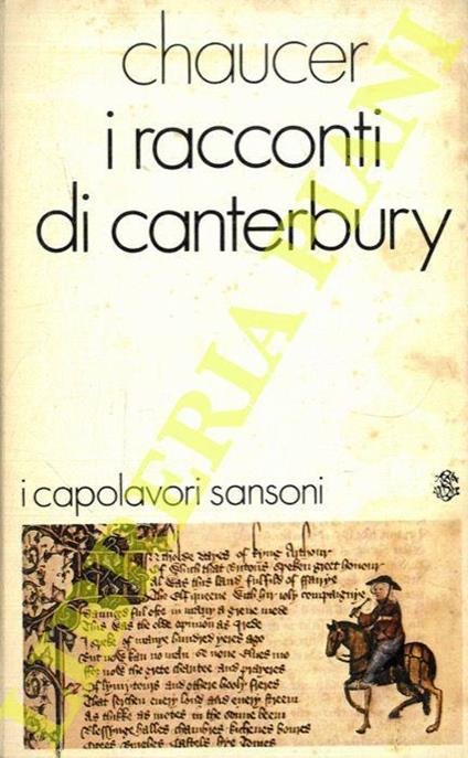 I racconti di Canterbury - Geoffrey Chaucer - copertina