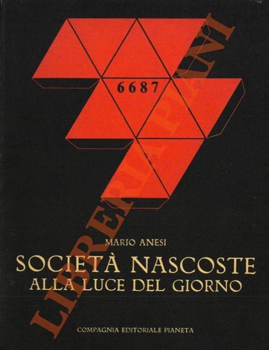 Conversazione intorno alle società comunque nascoste alla luce del giorno - Mario Anesi - copertina