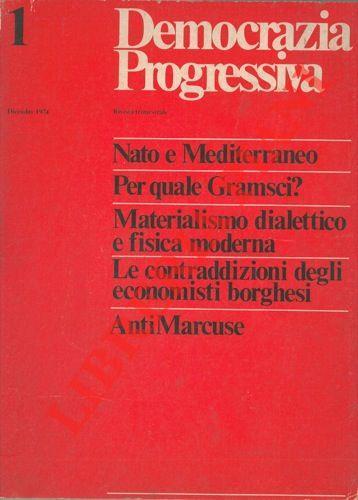 Democrazia progressiva. N. 1. Dicembre 1974 - Alfonso Gianni - copertina