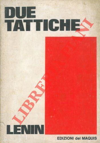 Due tattiche - Lenin - copertina