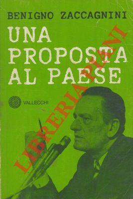 Una proposta al paese - Benigno Zaccagnini - copertina