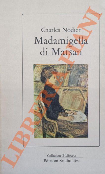 Madamigella di Marsan - Charles Nodier - copertina