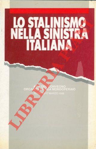 Lo stalinismo nella sinistra italiana - copertina