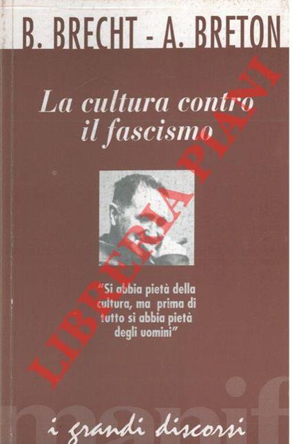 La cultura contro il fascismo - copertina