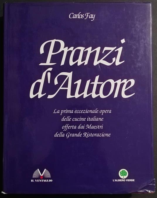 Pranzi d'Autore - copertina