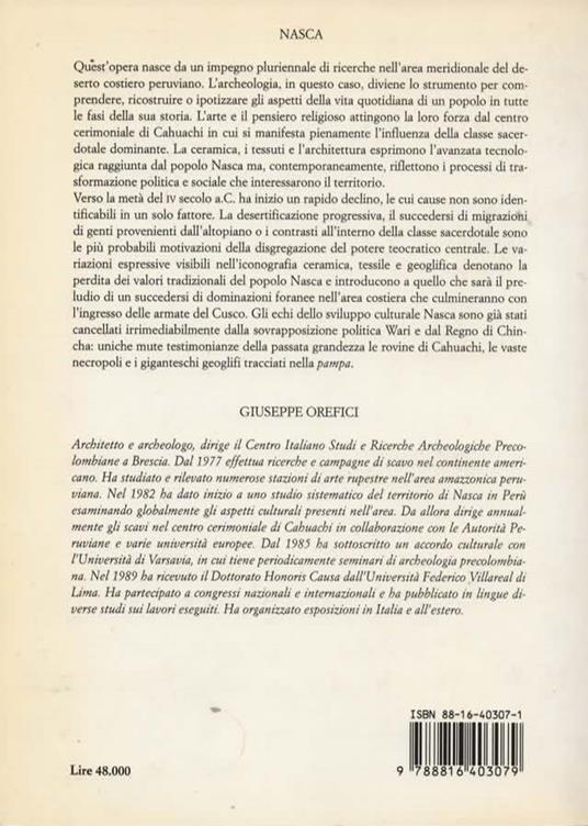 Nasca. Archeologia per una ricostruzione storica - Giuseppe Orefici - 2