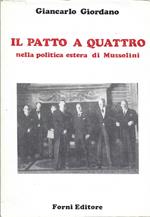Il Patto A Quattro Nella Politica Estera Di Mussolini