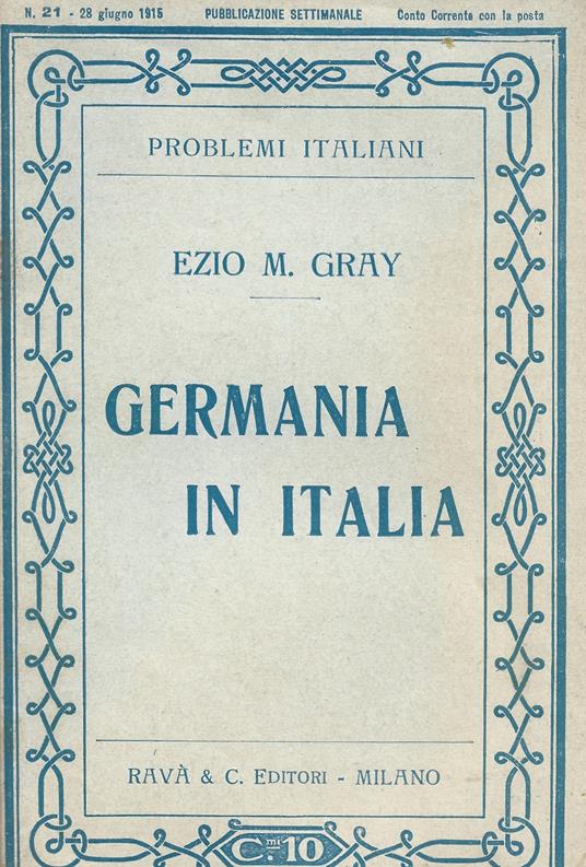 Germania in Italia - copertina