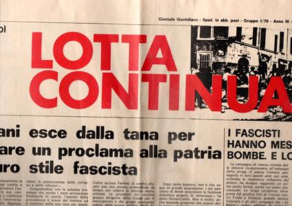 Lotta Continua Giornale quotidiano Anno III n. 66 Mercoledi 20 Marzo 1974 - copertina