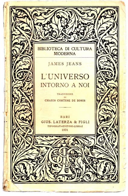 L' universo Intorno a Noi  - James Jeans - copertina