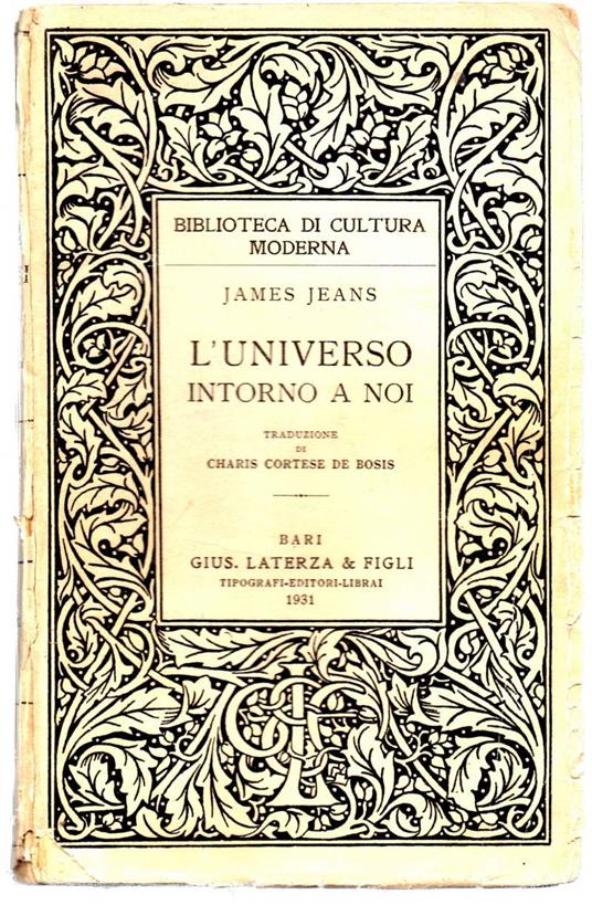 L' universo Intorno a Noi  - James Jeans - copertina