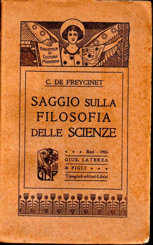 Saggio Sulla Filosofia Delle Scienze - copertina