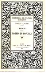 Saggio Sulla Poesia di Sofocle 