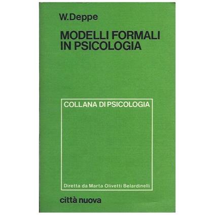 Modelli Formali in Psicologia - Wolfgang Deppe - copertina