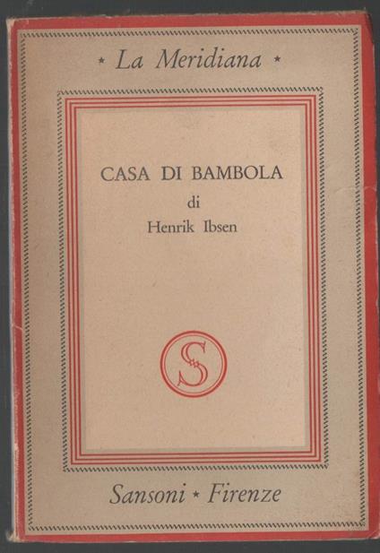 Casa di Bambola  - Henrik Ibsen - copertina