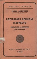 Capitolato Speciale D'appalto 