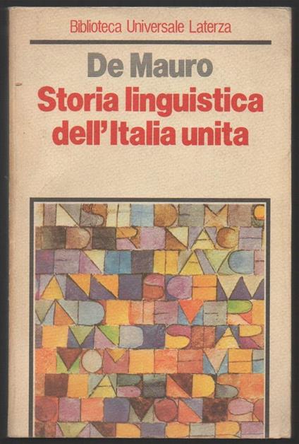 Storia Linguistica Dell'italia Unita  - Tullio De Mauro - copertina