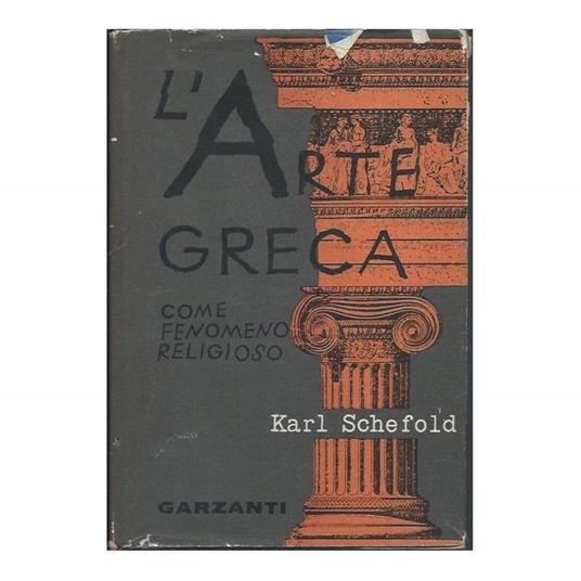 L' arte Greca Come Fenomeno Religioso - copertina