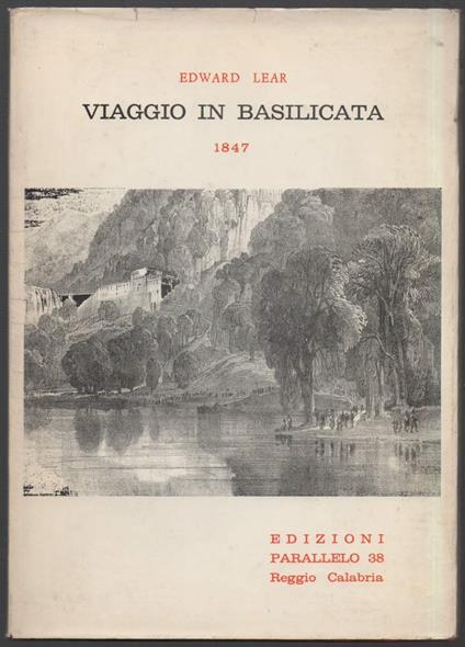 Viaggio in Basilicata 1847  - Edward Lear - copertina