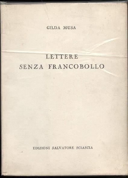 Lettere Senza Francobollo  - Gilda Musa - copertina