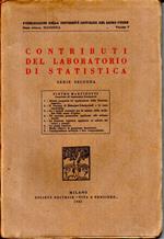 Contributi Del Laboratorio di Statistica - Serie Seconda