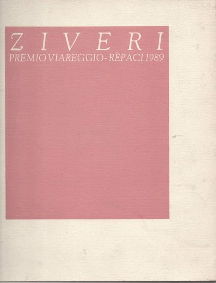 Ziveri Premio Viareggio-rpaci 1989 - copertina