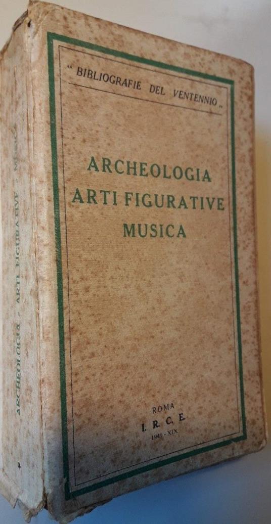 Archeologia- Arti Figurative- Musica - copertina