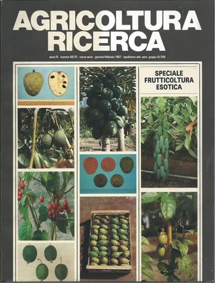 Agricoltura Ricerca - Speciale Frutticoltura Esotica - copertina