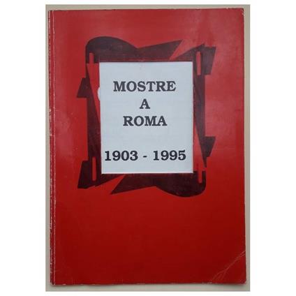 Mostre a Roma-1903-1995 - copertina