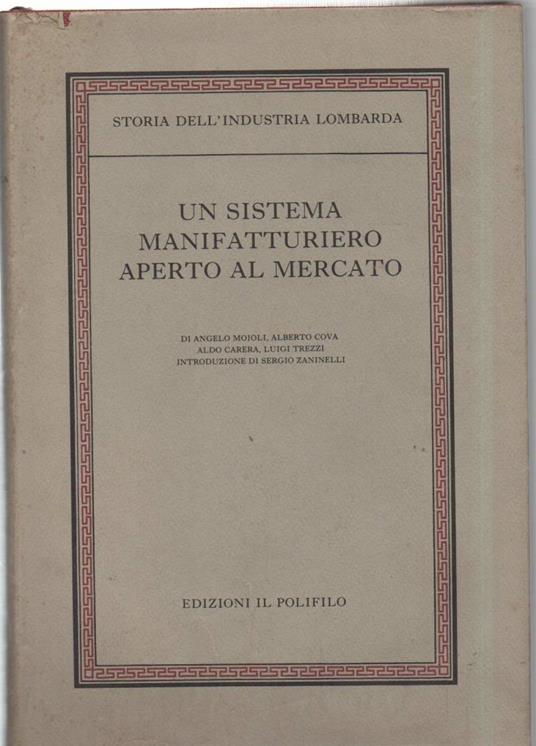 Un Sistema Manifatturiero Aperto Al Mercato - copertina