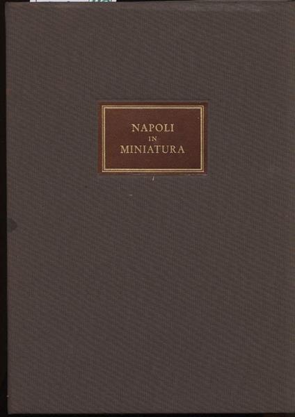 Napoli in Miniatura-ventiquattro Immagini Del Popolo Napoletano e Dei Suoi Costumi - copertina