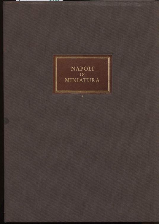 Napoli in Miniatura-ventiquattro Immagini Del Popolo Napoletano e Dei Suoi Costumi - copertina