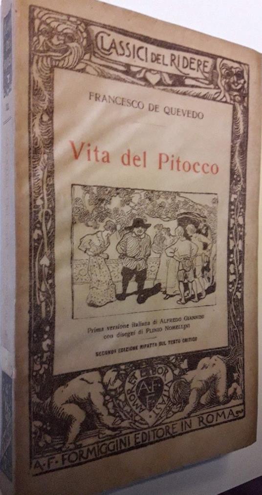 Vita Del Pitocco - Francisco G. de Quevedo y Villegas - copertina