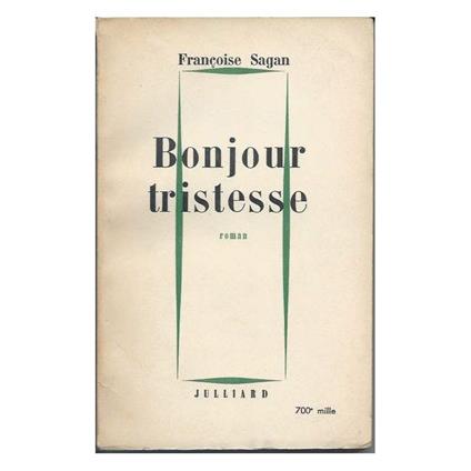 Bonjour Tristesse  - Françoise Sagan - copertina